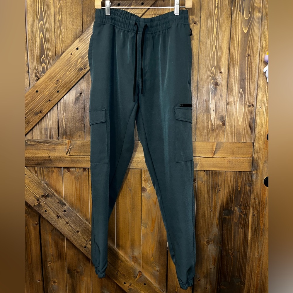 Men's Dark Green Cargo Pants